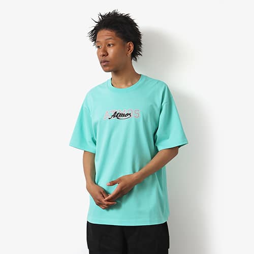atmos Front Double Logo T-shirts MINT 23SU-I