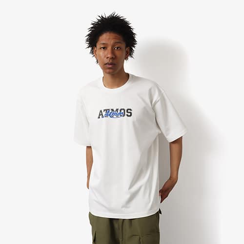 atmos Front Double Logo T-shirts WHITE 23SU-I