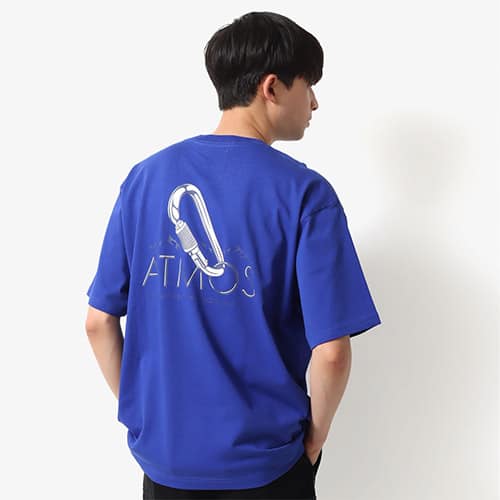 atmos Mountain Range T-shirts BLUE 23SU-I