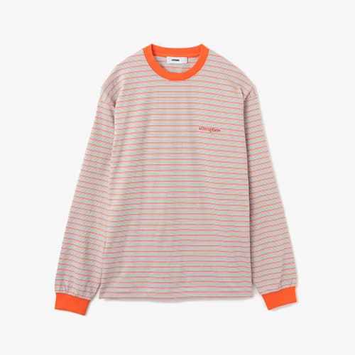 atmos Border Long T-shirt ORANGE