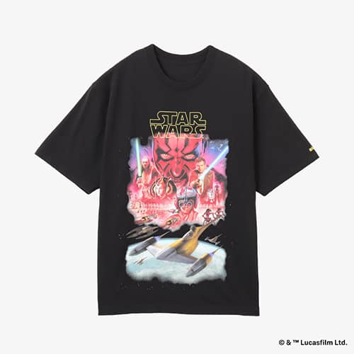 atmos 【STAR WARS】 EPISODE 1 / T-shirt BLACK