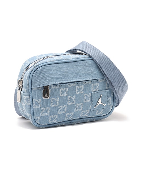 JORDAN BRAND JAU MONOGRAM CAMERA BAG BLUE