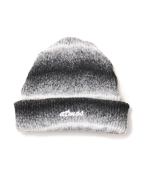atmos Gradation Beanie BLACK アトモス グラデーション ビーニー ブラック