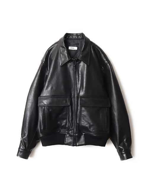 atmos Buffalo Leather Jacket