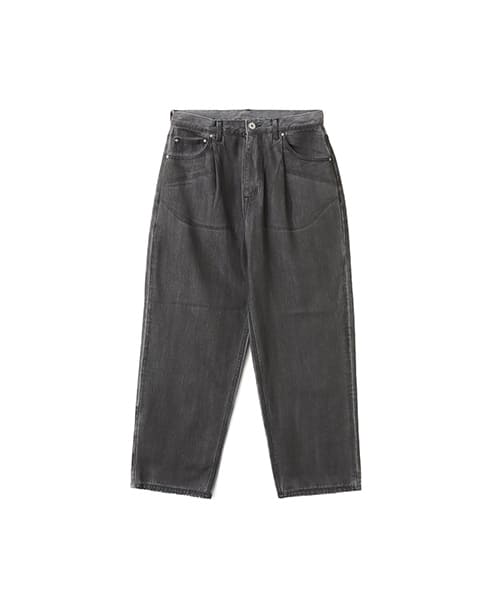 atmos Spray Print Baggy Denim Pants BLACK アトモス スプレー プリント バギー デニム パンツ ブラック