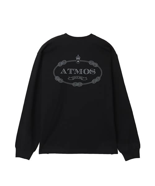 atmos Emblem Logo LS T-shirt BLACK アトモス エンブレム ロゴ LS Tシャツ ブラック