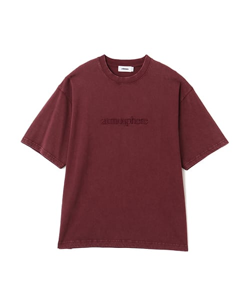 atmos atmosphere Logo T-shirt BURGUNDY - バーガンディー