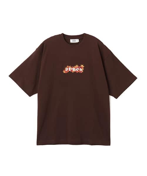 atmos Momiji Embroidery T-shirt 2 BROWN - ブラウン