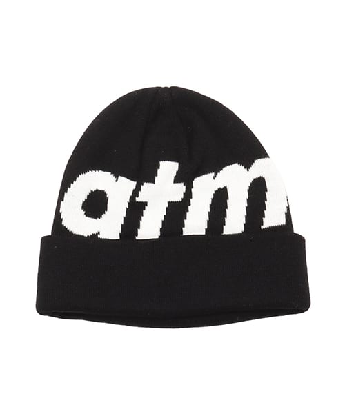 atmos LOGO Knit Cap BLACK - ブラック