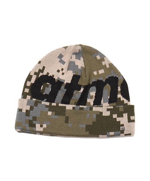 atmos LOGO Knit Cap CAMOUFLAGE KHAKI - カモフラージュ系その他