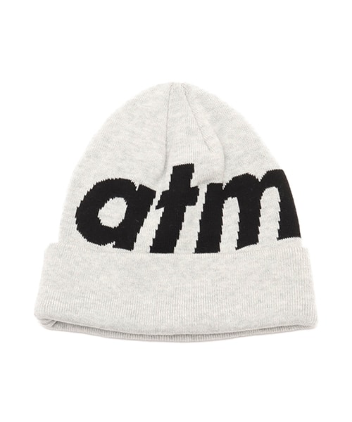 atmos LOGO Knit Cap GRAY - グレー