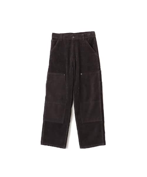 atmos Corduroy Double Knee Pants LIGHT BLACK - ブラック