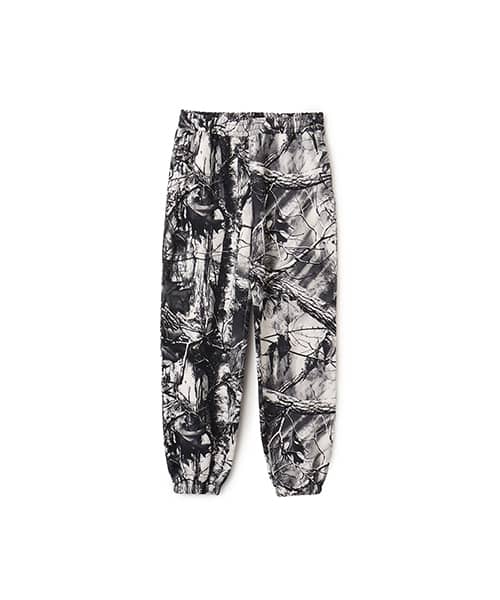 atmos Embroidery Classic Logo Sweat Pants BLACK CAMOUFLAGE - ウッドランドカモ