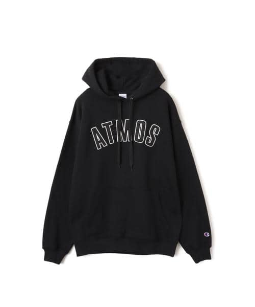 Champion x atmos Super Fleece Hooded Sweatshirt BLACK