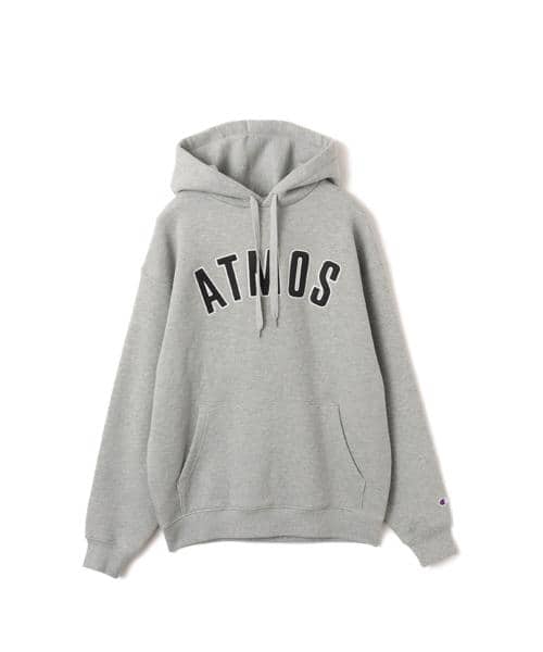 Champion x atmos Super Fleece Hooded Sweatshirt GRAY