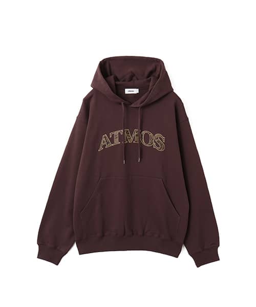 atmos Python Pattern Logo Hoodie BROWN