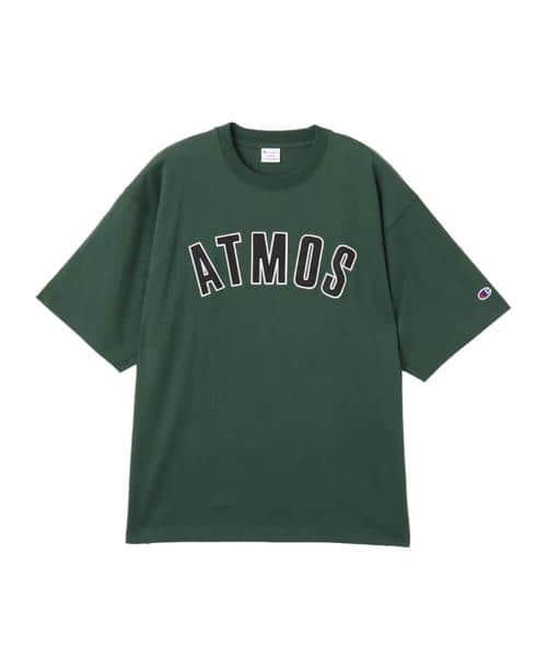 Champion x atmos 16s/1 OE Jersey T-shirt DARK GREEN