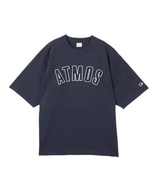 Champion x atmos 16s/1 OE Jersey T-shirt NAVY