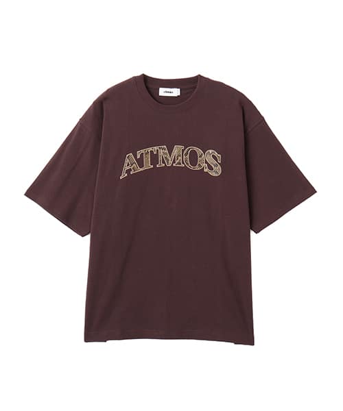 atmos Python Pattern Logo T-shirt BROWN