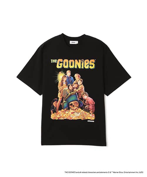 atmos xTHE GOONIES T-shirt BLACK