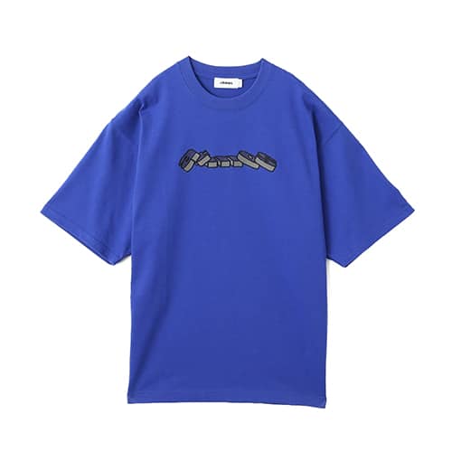 atmos Block Logo T-shirt BLUE