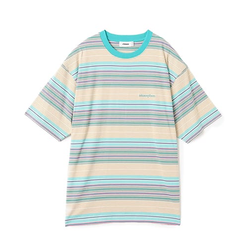atmos Multi-color Border T-shirt GREEN