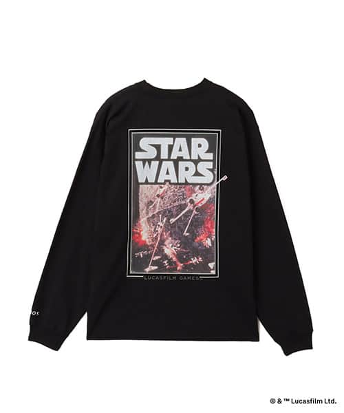 atmos [STAR WARS] GAME LS T-shirt BLACK