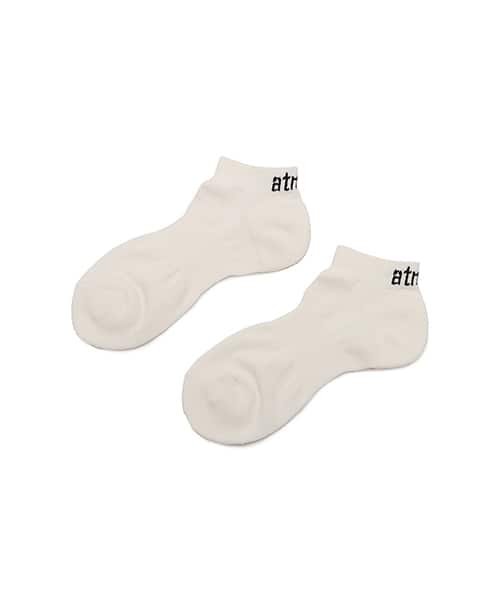 atmos Paper Yarn Ankle Socks WHITE アトモス ペーパー ヤーン アンクル ソックス ホワイト