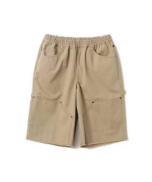 Dickies x atmos EASY DOUBLE KNEE PAINTER SHORTS BEIGE