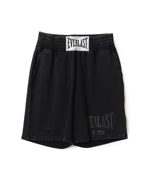 atmos x EVERLAST Vintage Finish Sweat Short BLACK