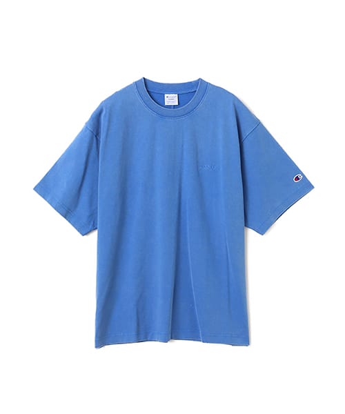 atmos × champion PIGMENT T-shirt LIGHT BLUE