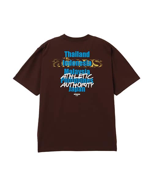 atmos Layered Logo T-shirt BROWN