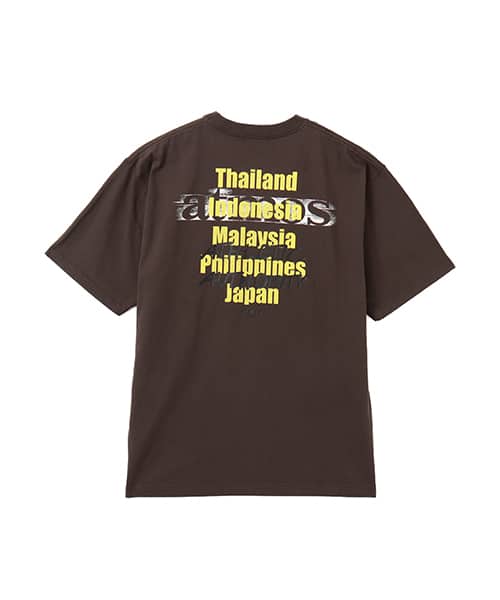 atmos Layered Logo T-shirt CHARCOAL