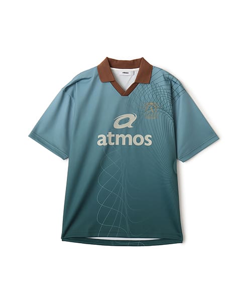 atmos Soccer Jersey Game Polo Shirt GREEN