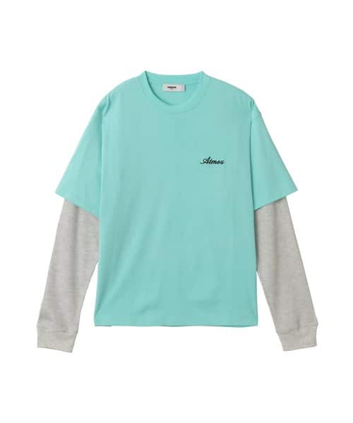 atmos Layered Sleeves LS T-shirt MINT - ミント
