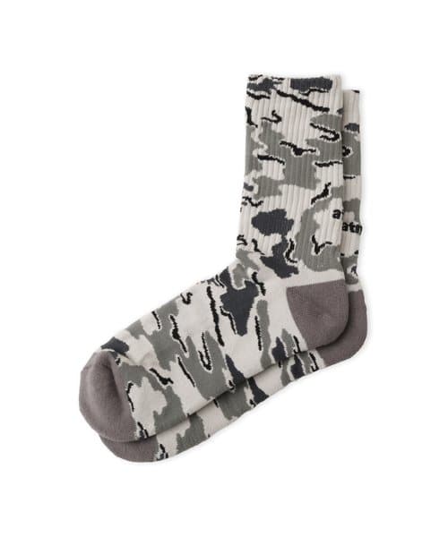 atmos Jacquard Camo Socks CAMOUFLAGE KHAKI - カモフラージュ系その他