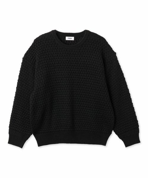 atmos Popcorn Knit Sweater BLACK - ブラック
