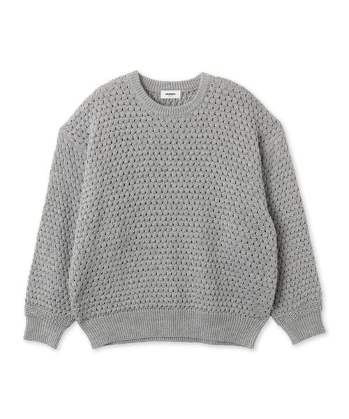 atmos Popcorn Knit Sweater GRAY - グレー