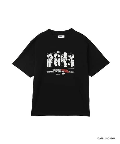 atmos x PERSONA Memoria T-shirt BLACK アトモス ペルソナ メモリア ティーシャツ ブラック