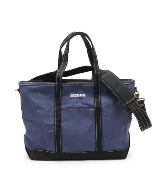 atmos Canvas Tote Bag NAVY