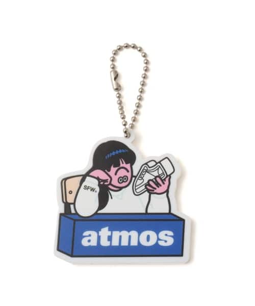 SFW x FACE OKA x atmos Acrylic Keychain WHITE - ホワイト