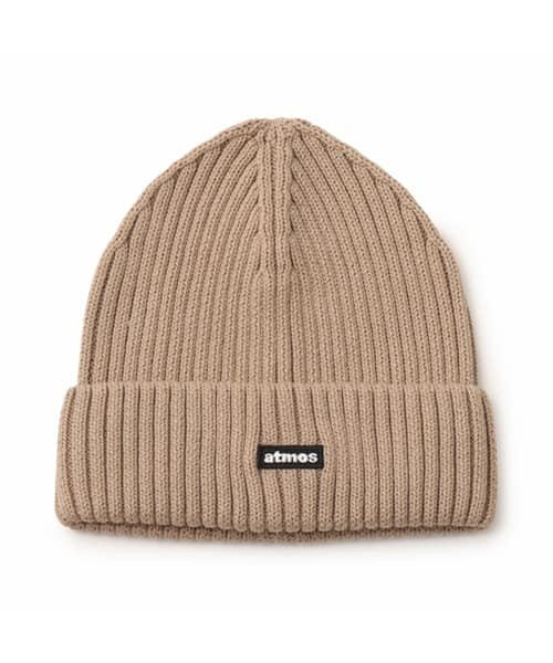 atmos Cotton Knit Cap BEIGE - ベージュ