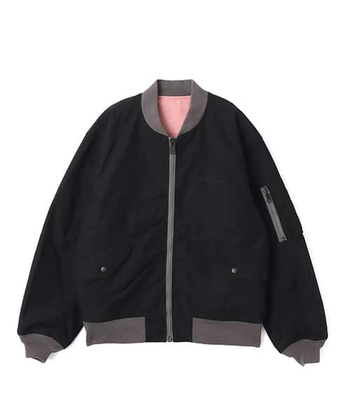 atmos Reversible Flight Jacket BLACK アトモス リバーシブル フライト ジャケット ブラック
