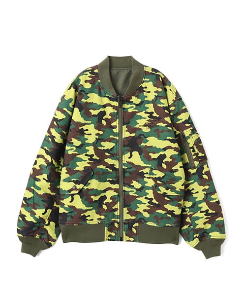 atmos Reversible Flight Jacket YELLOW CAMOUFLAGE