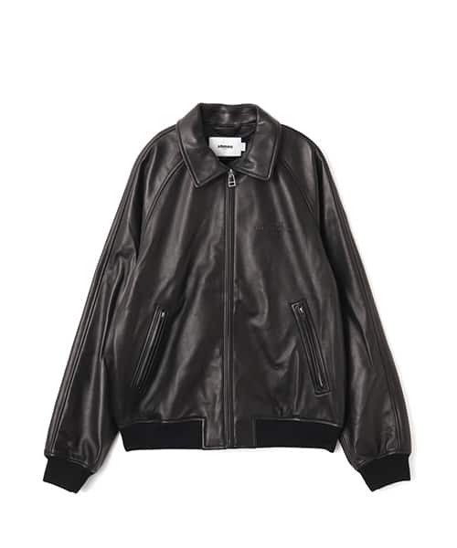 atmos Sheep Leather Jacket BLACK