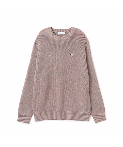 atmos Mixed Napped Yarn Crew Sweater PINK