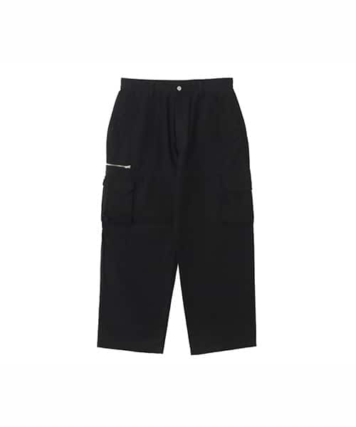 atmos Back Satin Cargo Pants BLACK アトモス サテン カーゴ パンツ ブラック