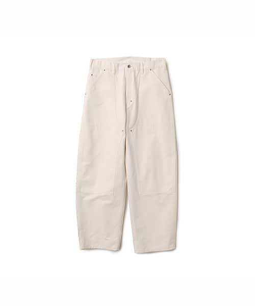 atmos Double-Knee Denim Pants WHITE