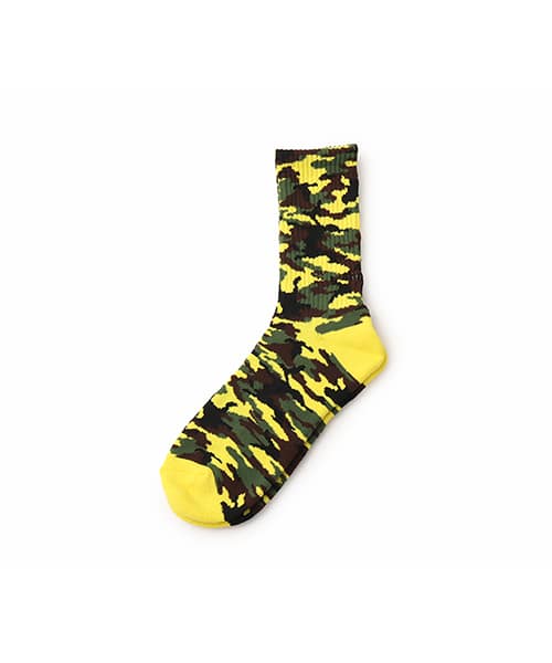 atmos Jacquard Camo Socks YELLOWCAMOUFLAGE アトモス ジャガード カモ ソックス カモフラージュ系その他