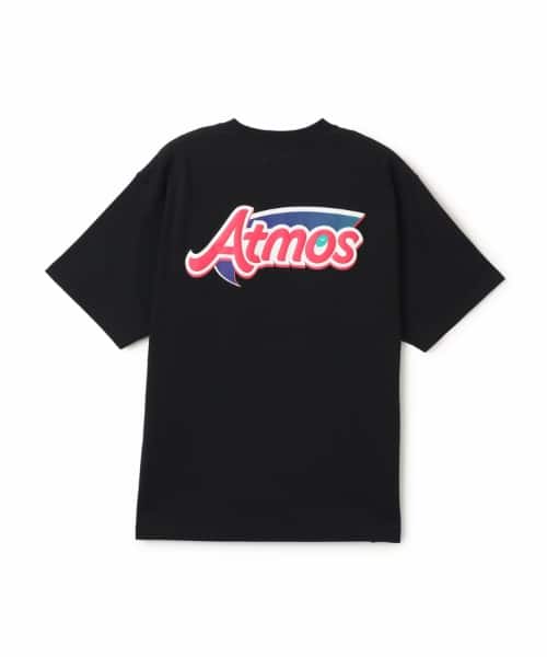 atmos Puff Logo Print T-shirt BLACK
